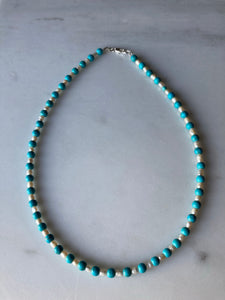 Turquoise pearl large (unique)